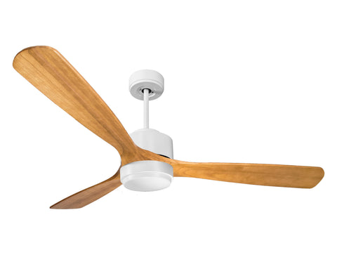 Ventilador de techo Reversible Termostato Wifi Motor DC Techos Inclinados Mando a Distancia Luz tres tonos Hypersilence Memoria
