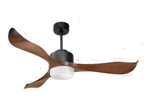 Ventilador de Techo Ultra silencioso de bajo consumo DC ZanzibarD132C02LED70194