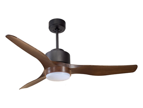 Ventilador de techo Reversible Termostato Wifi Motor DC Techos Inclinados Mando a Distancia Luz tres tonos Adaptador 2/3 Aspas Hypersilence Memoria