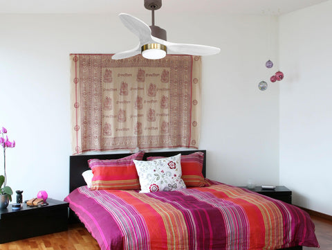 Ventilador de techo Wifi Motor DC Mando a Distancia Luz tres tonos Hypersilence Memoria