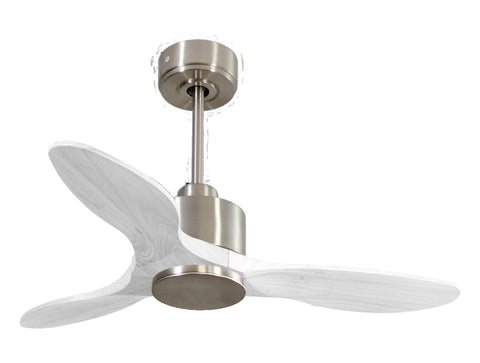 Ventilador de techo Reversible Termostato Wifi Motor DC Techos Inclinados Mando a Distancia Hypersilence Memoria