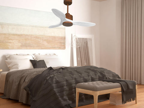 Ventilador de techo Wifi Motor DC Mando a Distancia Hypersilence Memoria