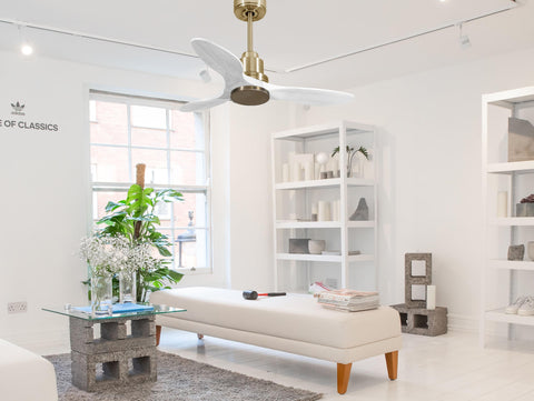 Ventilador de techo Wifi Motor DC Mando a Distancia Hypersilence Memoria