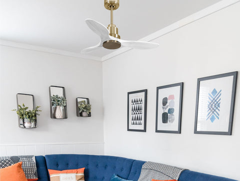 Ventilador de techo Wifi Motor DC Mando a Distancia Hypersilence Memoria