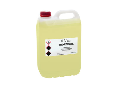 Limpiador hidroalcohólico  higienizante multiusos con pulverizador, garrafa de 5L