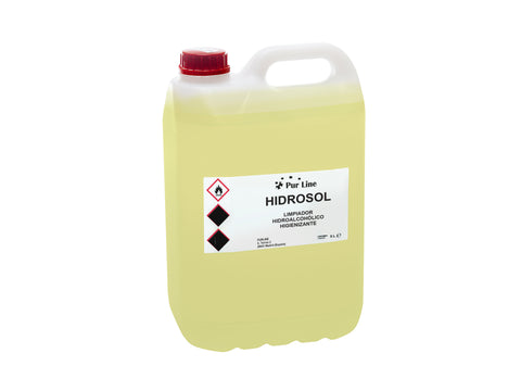 Limpiador hidroalcohólico  higienizante multiusos con pulverizador, garrafa de 5L_1