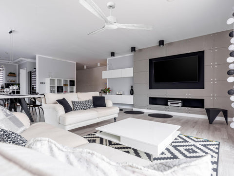 Ventilador de techo Modo Invierno/Verano Termostato Wifi Motor DC Techos Inclinados Mando a Distancia Hypersilence Memoria