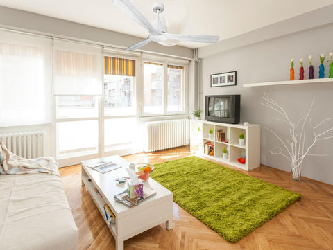 Ventilador de techo Modo Invierno/Verano Termostato Wifi Motor DC Techos Inclinados Mando a Distancia Hypersilence Memoria