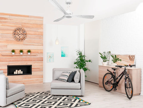 Ventilador de techo Modo Invierno/Verano Termostato Wifi Motor DC Techos Inclinados Mando a Distancia Hypersilence Memoria