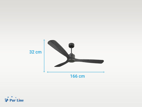 Ventilador de techo Reversible Termostato Wifi Motor DC Techos Inclinados Mando a Distancia Hypersilence Memoria 4