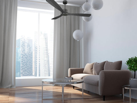 Ventilador de techo Reversible Termostato Wifi Motor DC Techos Inclinados Mando a Distancia Hypersilence Memoria 7