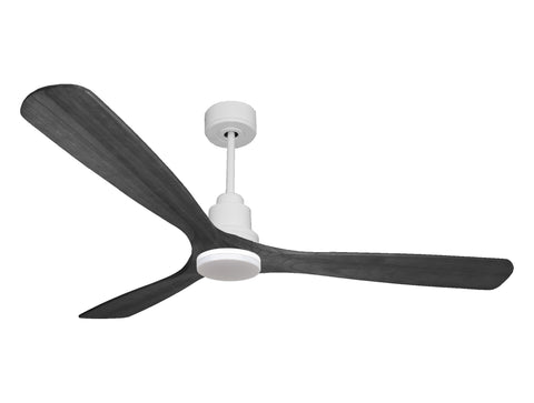 Ventilador de techo Reversible Termostato Dimable Wifi Motor DC Techos Inclinados Mando a Distancia Luz tres tonos Hypersilence Memoria 1
