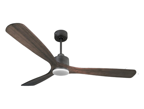 Ventilador de techo Reversible Termostato Dimable Wifi Motor DC Techos Inclinados Mando a Distancia Luz tres tonos Memoria 1