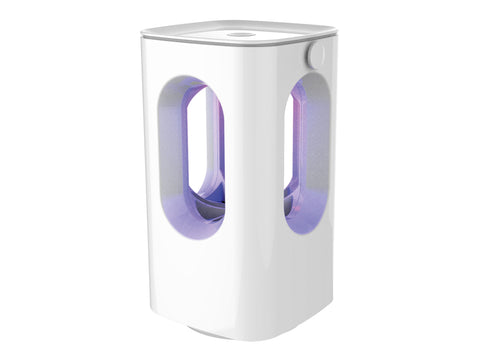 Mata insectos de sobremesa 10W con luz ultravioleta y ventilador