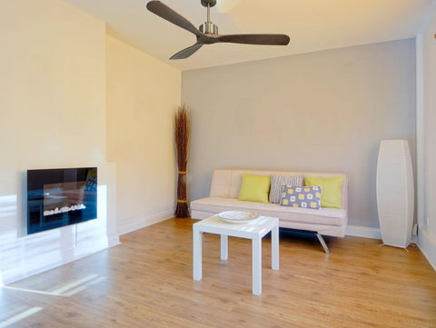 Ventilador de techo Reversible Termostato Wifi Motor DC Techos Inclinados Mando a Distancia Hypersilence Memoria FullWood 5