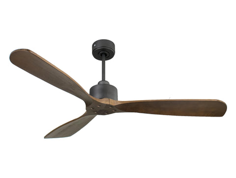 Ventilador de techo Reversible Termostato Wifi Motor DC Techos Inclinados Mando a Distancia Hypersilence Memoria FullWood 1