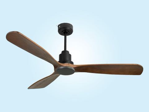 Ventilador de techo Reversible Termostato Wifi Motor DC Techos Inclinados Mando a Distancia Hypersilence Memoria FullWood 3