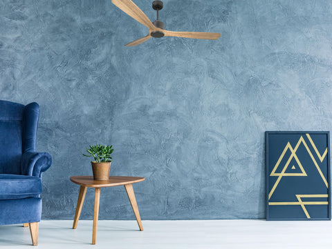 Ventilador de techo Reversible Termostato Wifi Motor DC Techos Inclinados Mando a Distancia Hypersilence Memoria 7