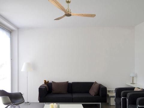 Ventilador de techo Reversible Termostato Wifi Motor DC Techos Inclinados Mando a Distancia Hypersilence Memoria 5