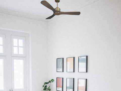 Ventilador de techo Reversible Termostato Wifi Motor DC Techos Inclinados Mando a Distancia Hypersilence Memoria 6