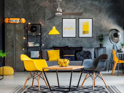 Ventilador de techo Reversible Termostato Dimable Wifi Motor DC Techos Inclinados Mando a Distancia Luz tres tonos Hypersilence Memoria 7