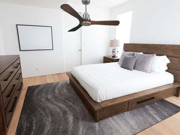 Ventilador de techo Reversible Termostato Wifi Motor DC Techos Inclinados Mando a Distancia Hypersilence Memoria 2