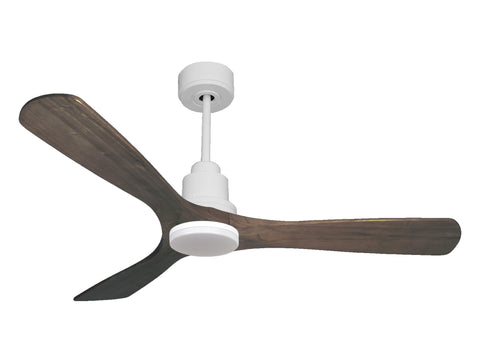 Ventilador de techo Reversible Termostato Dimable Wifi Motor DC Techos Inclinados Mando a Distancia Luz tres tonos Hypersilence Memoria 1