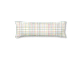 Funda de almohada 100% algodón 175 hilos con cierre de solapa 1 pieza con líneas geométricas multicolores