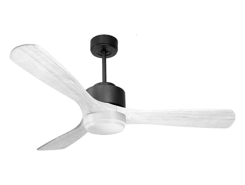 Ventilador de techo Modo Invierno/Verano Termostato Dimable Wifi Motor DC Techos Inclinados Mando a Distancia Luz tres tonos Hypersilence Memoria