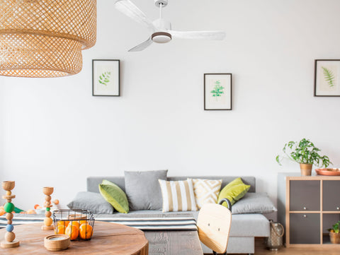 Ventilador de techo Wifi Motor DC Mando a Distancia Luz tres tonos Hypersilence Memoria