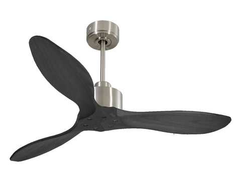 Ventilador de techo Reversible Termostato Wifi Motor DC Techos Inclinados Mando a Distancia Hypersilence Memoria FullWood 1