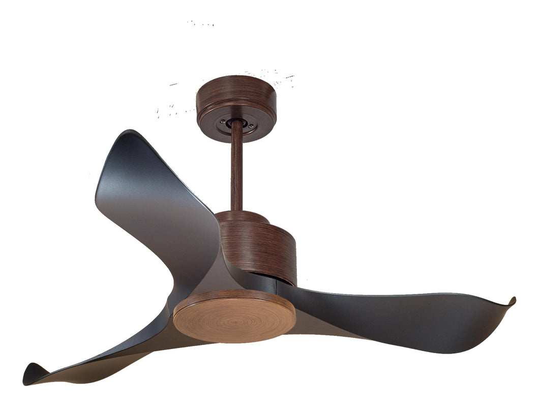Ventilador de techo Reversible Termostato Wifi Motor DC Techos Inclinados Mando a Distancia Adaptador 2/3 Aspas Hypersilence Memoria