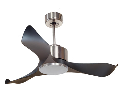 Ventilador de techo Reversible Termostato Wifi Motor DC Techos Inclinados Mando a Distancia Adaptador 2/3 Aspas Hypersilence Memoria