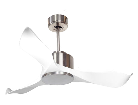Ventilador de techo Reversible Termostato Wifi Motor DC Techos Inclinados Mando a Distancia Adaptador 2/3 Aspas Hypersilence Memoria