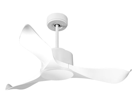Ventilador de techo Reversible Termostato Wifi Motor DC Techos Inclinados Mando a Distancia Adaptador 2/3 Aspas Hypersilence Memoria