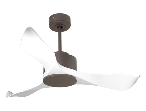 Ventilador de techo Reversible Termostato Wifi Motor DC Techos Inclinados Mando a Distancia Adaptador 2/3 Aspas Hypersilence Memoria