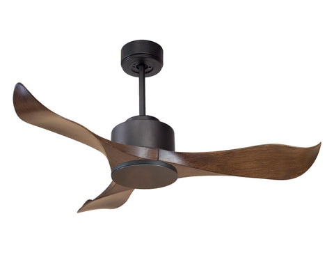 Ventilador de techo Reversible Termostato Wifi Motor DC Techos Inclinados Mando a Distancia Adaptador 2/3 Aspas Hypersilence Memoria