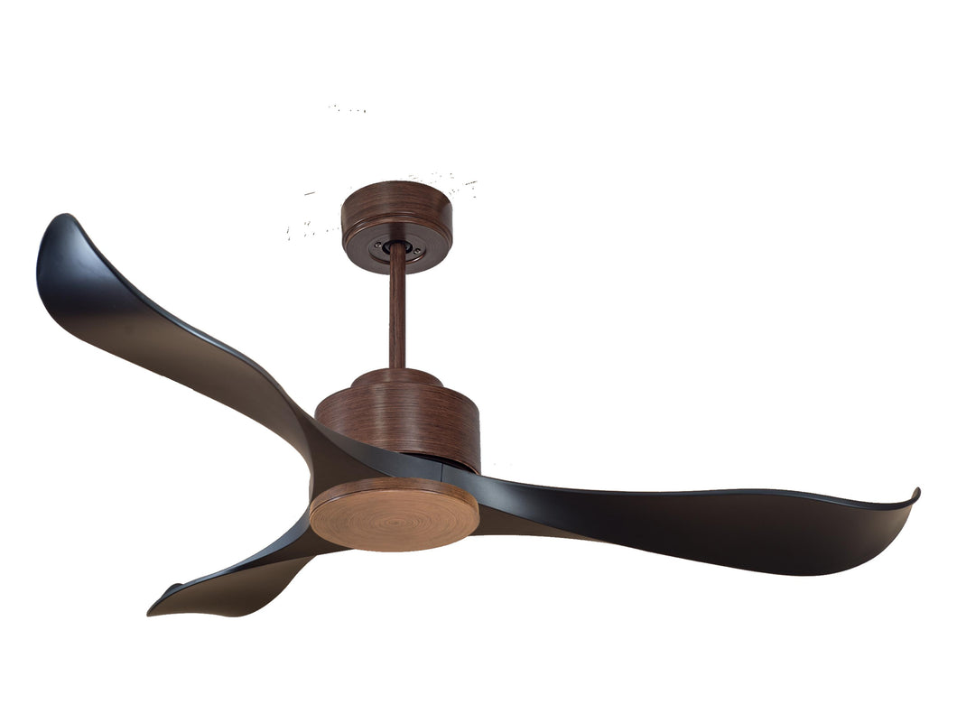 Ventilador de techo Reversible Termostato Wifi Motor DC Techos Inclinados Mando a Distancia Adaptador 2/3 Aspas Hypersilence Memoria