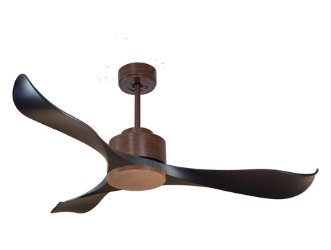 Ventilador de techo Reversible Termostato Wifi Motor DC Techos Inclinados Mando a Distancia Adaptador 2/3 Aspas Hypersilence Memoria