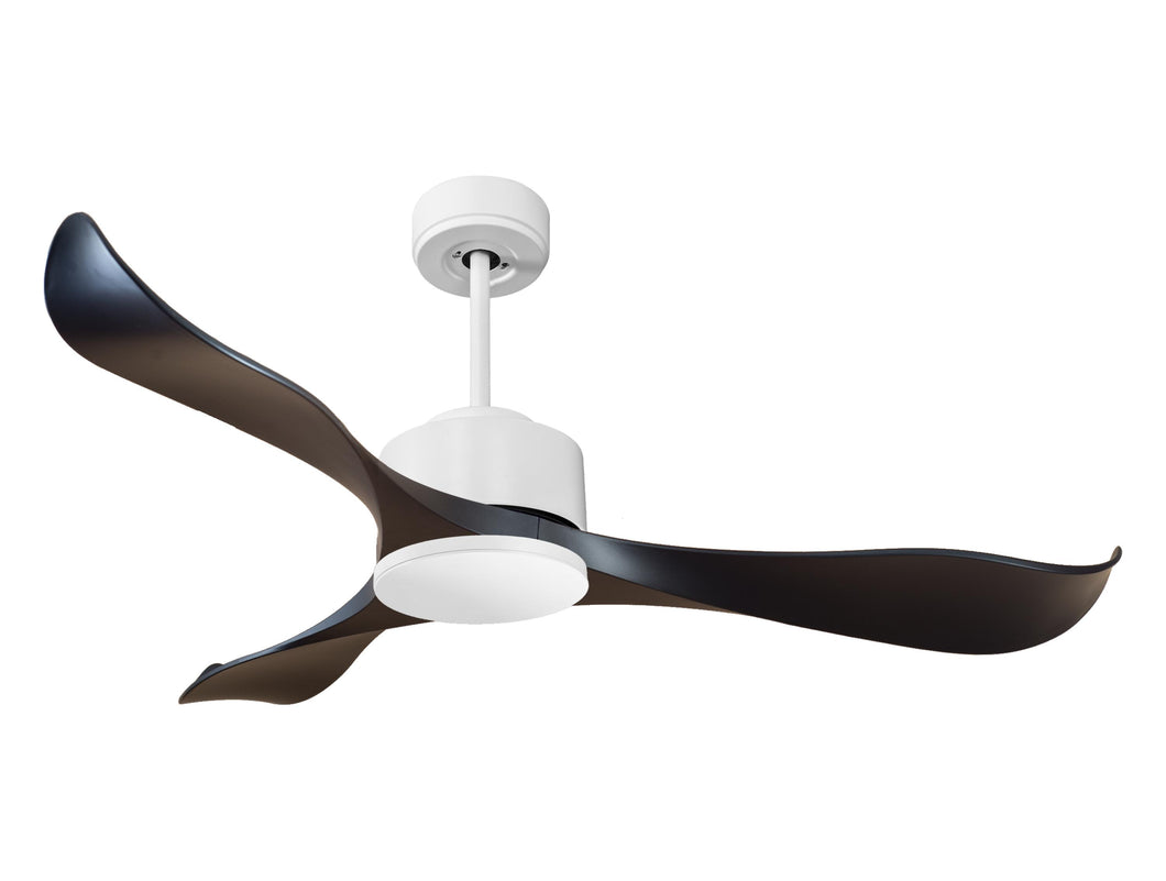 Ventilador de techo Reversible Termostato Wifi Motor DC Techos Inclinados Mando a Distancia Adaptador 2/3 Aspas Hypersilence Memoria