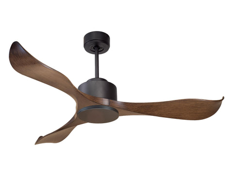 Ventilador de techo Reversible Termostato Wifi Motor DC Techos Inclinados Mando a Distancia Adaptador 2/3 Aspas Hypersilence Memoria