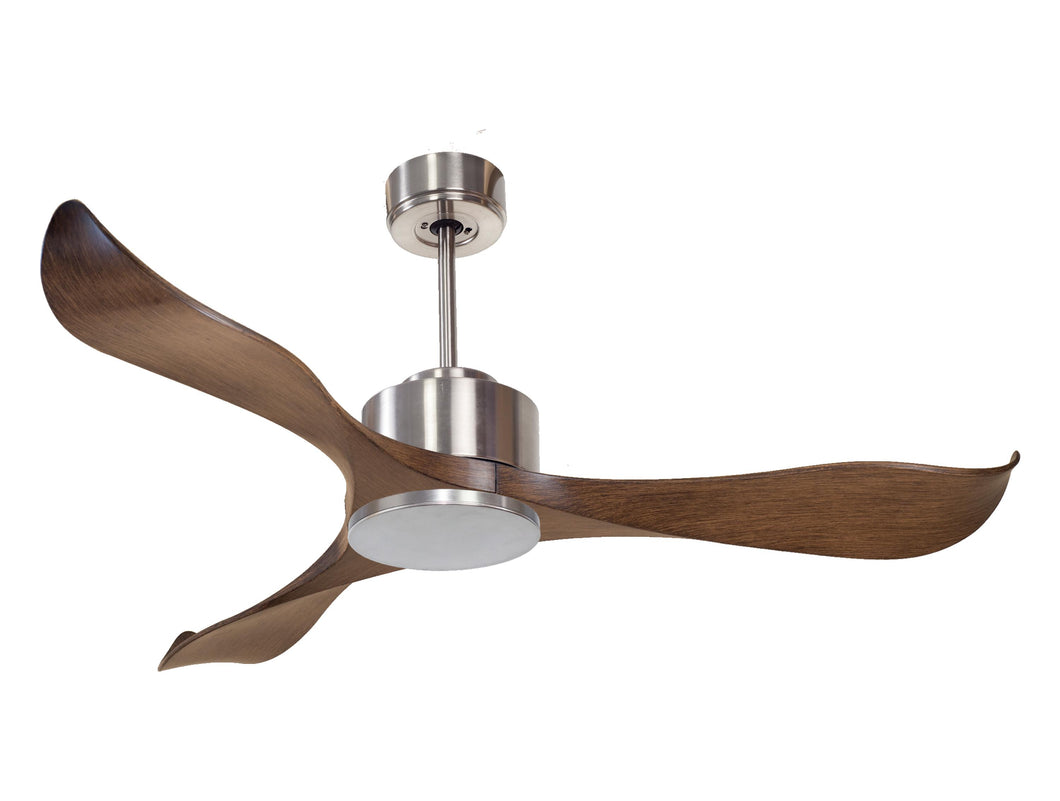 Ventilador de techo Reversible Termostato Wifi Motor DC Techos Inclinados Mando a Distancia Adaptador 2/3 Aspas Hypersilence Memoria