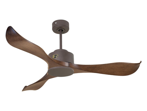 Ventilador de techo Reversible Termostato Wifi Motor DC Techos Inclinados Mando a Distancia Adaptador 2/3 Aspas Hypersilence Memoria