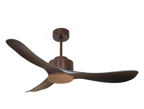 Ventilador de techo Reversible Termostato Wifi Motor DC Techos Inclinados Mando a Distancia Hypersilence Memoria