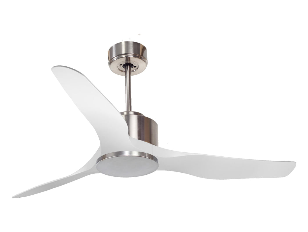 Ventilador de techo Reversible Termostato Wifi Motor DC Techos Inclinados Mando a Distancia Adaptador 2/3 Aspas Hypersilence Memoria
