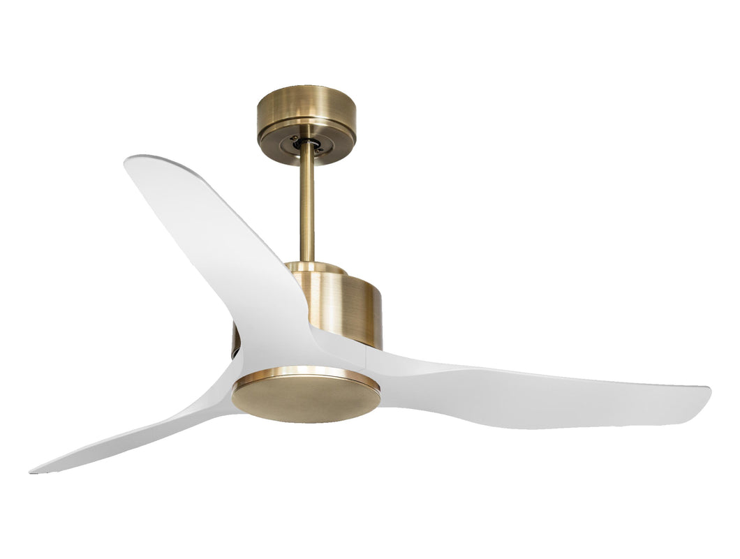 Ventilador de techo Reversible Termostato Wifi Motor DC Techos Inclinados Mando a Distancia Adaptador 2/3 Aspas Hypersilence Memoria