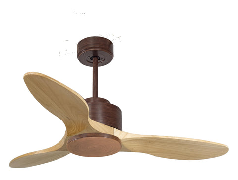 Ventilador de techo Reversible Termostato Wifi Motor DC Techos Inclinados Mando a Distancia Hypersilence Memoria
