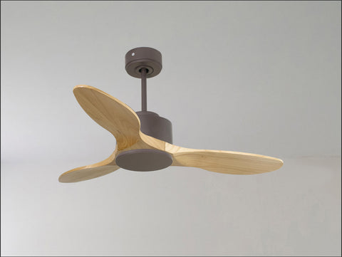 Ventilador de techo Reversible Termostato Wifi Motor DC Techos Inclinados Mando a Distancia Hypersilence Memoria