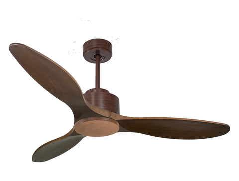 Ventilador de techo Reversible Termostato Wifi Motor DC Techos Inclinados Mando a Distancia Hypersilence Memoria