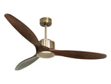 Ventilador de techo Reversible Termostato Wifi Motor DC Techos Inclinados Mando a Distancia Hypersilence Memoria